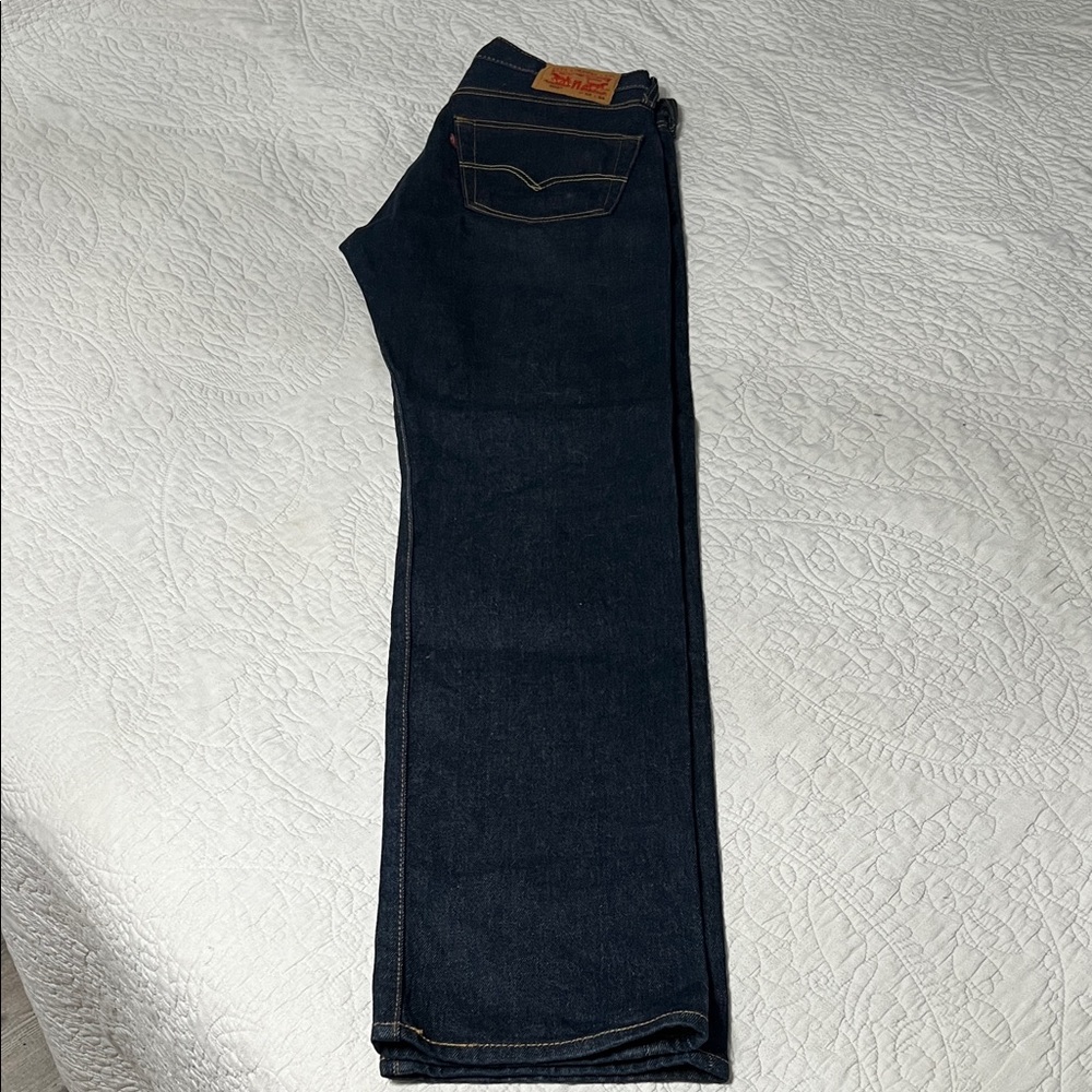Levi's Men's 501 Dark Wash Straight Jeans